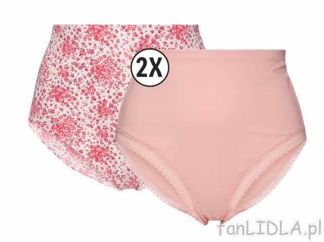 Majtki modelujące, 2 pary* , cena 11,49 PLN  
-  rozmiary: XL-3XL
-  wzmocniony przód