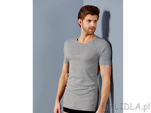 T-shirt Livergy, cena 14,99 PLN za 1 szt. 
- 100% bawełna lub 90% bawełna, 10% ...