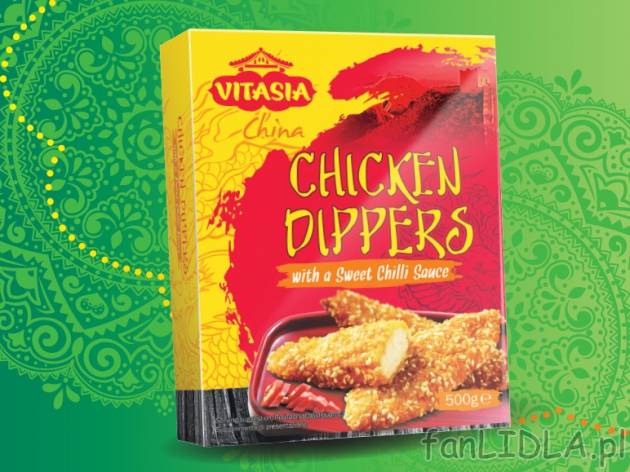Panierowany filet z kurczaka , cena 11,00 PLN za 500 g/1 opak., 1 kg=23,98 PLN.