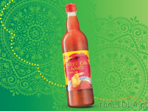 Słodki sos chili , cena 7,00 PLN za 700 ml/1 opak., 1 L=10,70 PLN.