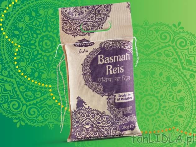 Ryż basmati , cena 14,00 PLN za 2 kg/1 opak., 1 kg=7,50 PLN.