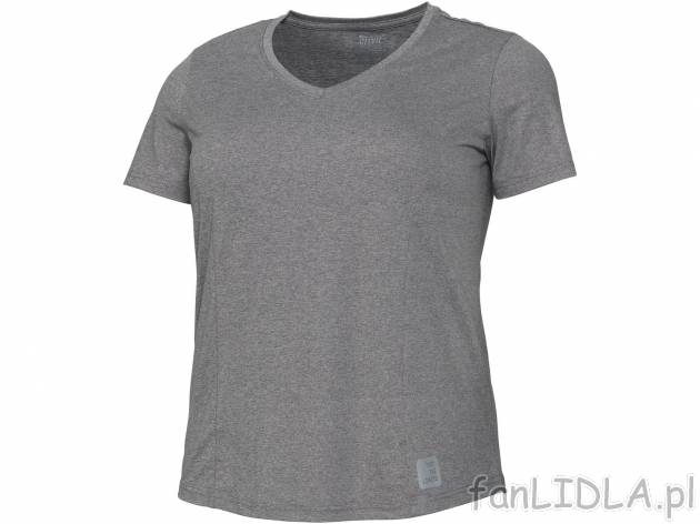 Koszulka sportowa z wycięciem w serek, cena 19,99 PLN 
- rozmiary: L-XXL
- szybkoschnąca ...