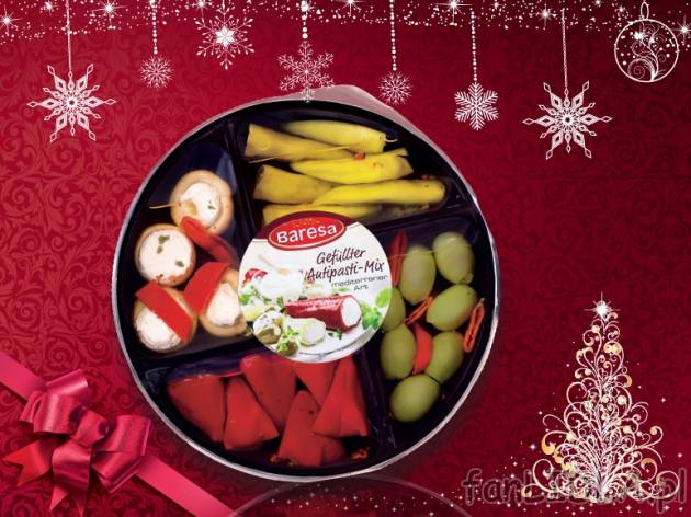 Antipasti Deluxe, cena 12,99 PLN za 400/460g/1 opak., 1kg=34,64/ 36,08 PLN. 
- ...