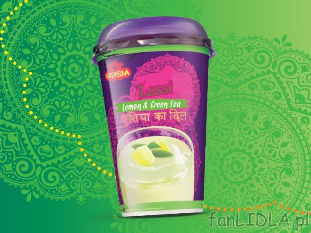 Jogurt pitny lassi , cena 2,00 PLN za 250 g/1 opak., 100 g=1,12 PLN.