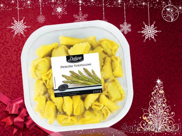 Tortelloni lub Sacchettini Deluxe, cena 3,77 PLN za 250g/1 opak., 100g=1,51 PLN. ...