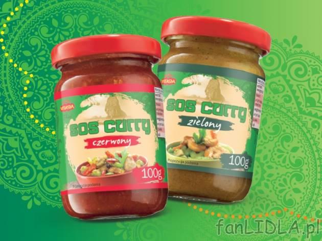 Sos curry , cena 2,00 PLN za 100 g/1 opak.