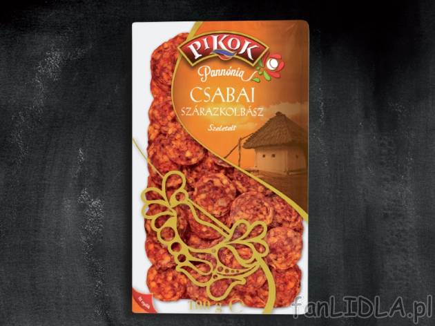 Kiełbasa wieprzowa w plastrach , cena 4,00 PLN za 100 g/1 opak. 
-      różne rodzaje