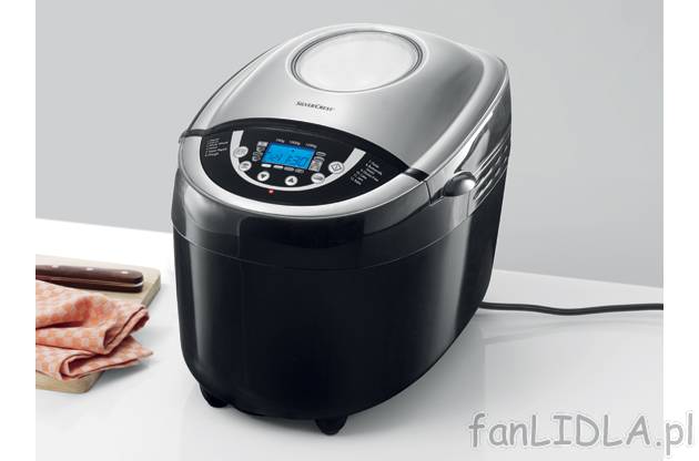 Automat do pieczenia chleba 850 W cena 159PLN
- 12 programów do łatwego i szybkiego ...