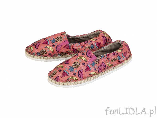 Espadryle , cena 24,99 PLN 
- rozmiary: 31-37
- elastyczne wstawki zapewniają ...