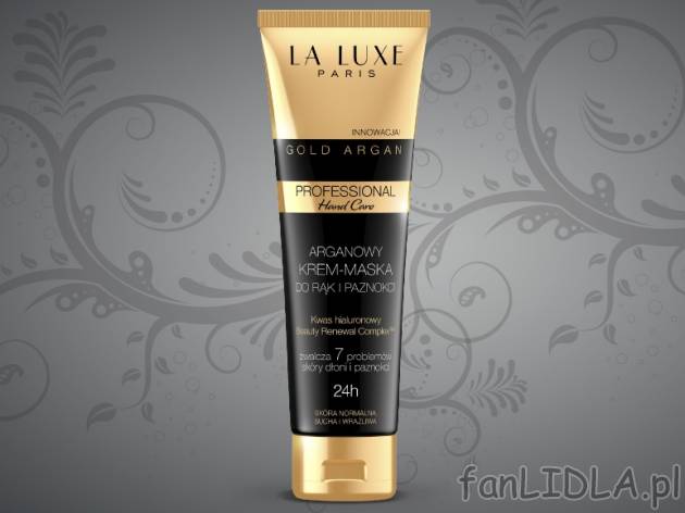 La Luxe Paris Arganowy krem - maska do rąk i paznokci , cena 7,00 PLN za 100 ml/1 opak.
