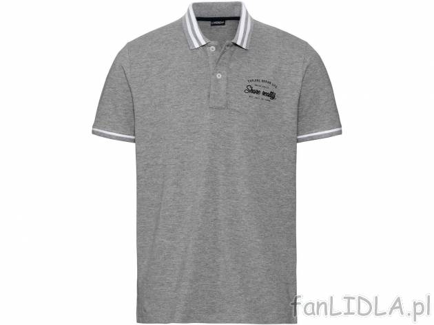 Koszulka polo , cena 29,99 PLN  
-  rozmiary: M-XXL
-  wysoka zawartość bawełny