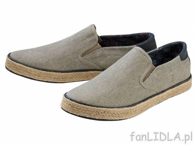 Buty męskie na lato, cena 39,99 PLN 
- rozmiary: 41-46
- wykończone sznurkiem
- ...