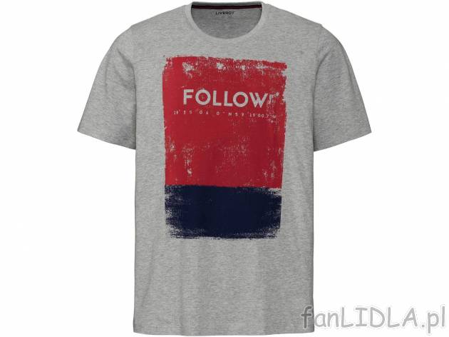 T-shirt z bawełną , cena 19,99 PLN  
-  rozmiary: XXL-4XL
-  90% bawełny, 10% wiskozy