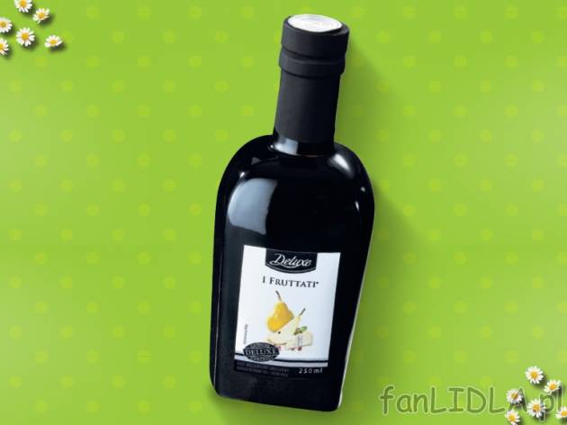Ocet balsamiczny z owocami , cena 13,00 PLN za 250 ml/1 opak., 100 g=5,60 PLN. 
- ...