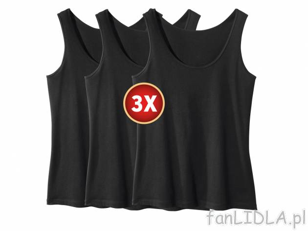 Podkoszulki damskie , cena 34,99 PLN za 1 opak. 
-  rozmiary: L-XXL