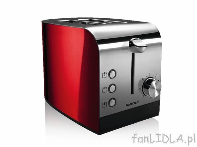 Toster 850 W , cena 79,00 PLN za 1 szt. 
- front ze stali szlachetnej 
- lakierowany ...