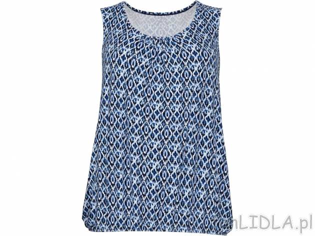 Damski top z wiskozy , cena 19,99 PLN 
- 95% wiskozy  (LENZING™ ECOVERO™), ...