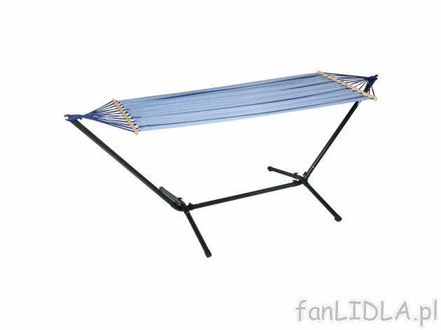 Hamak z ramą , cena 179,00 PLN 
- powierzchnia do leżenia ok. 200 x 100 cm (dł. ...