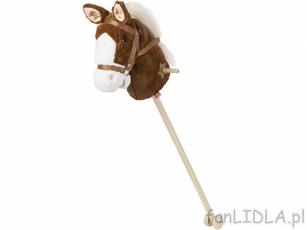 Konik na kiju , cena 49,99 PLN 
- w zestawie baterie
- 3 dźwięki (galop, rżenie ...