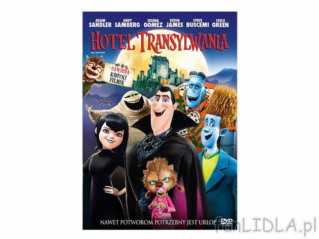 Hotel Transylwania - film DVD , cena 19,99 PLN za 1 szt. 
- Witamy w Hotelu Transylwania ...
