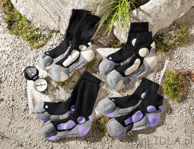 Damskie lub męskie skarpetki trekkingowe, cena 11,99PLN za parę
- Dry-Cotton&#8482; ...