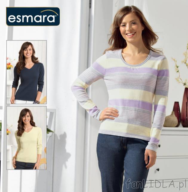 Sweter damski cena 34,99PLN 
- lekki i modny sweterek lekko dopasowany w pasie ...