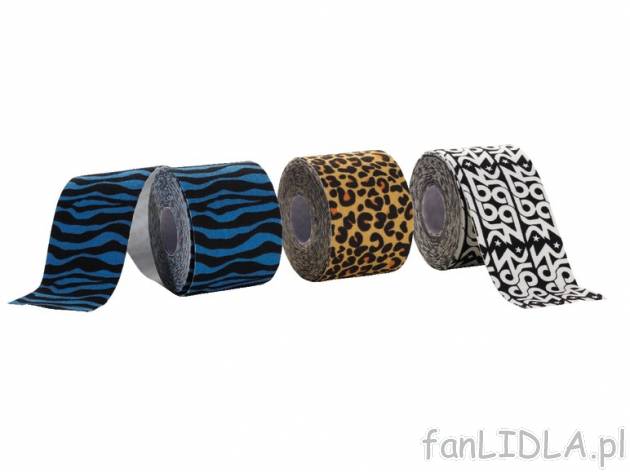 Taśmy kinezjologiczne 4 lub 3 rolki Sensiplast, cena 44,99 PLN za 1 opak. 
- pomocne ...