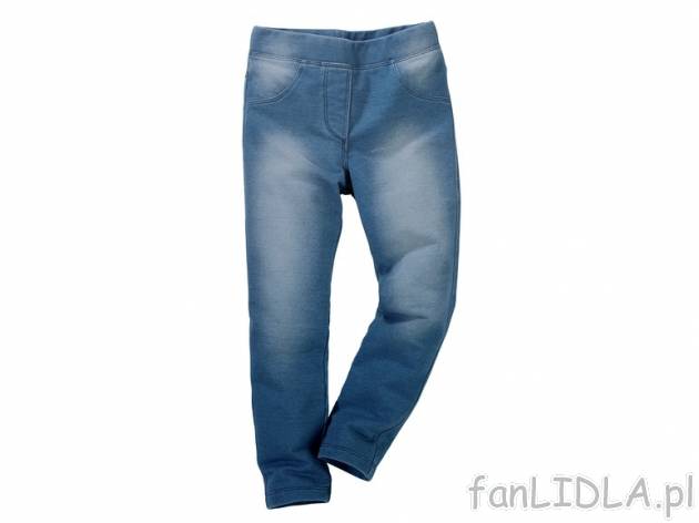 Jegginsy z grubego jerseyu Lupilu, cena 22,99 PLN za 1 para 
- 3 wzory do wyboru ...