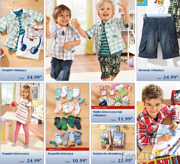Moda dziecięca w Lidlu