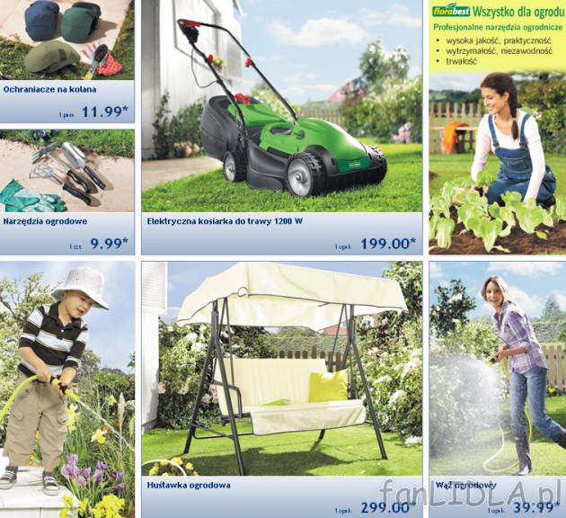 Gazetka od czwartku 21 kwietnia 2011: Ochraniacze na kolana do ogrodu, narzędzia ...