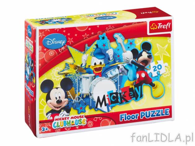 Puzzle , cena 15,99 PLN za 1 opak. 
-  20 elementów
-  4 wzory do wyboru