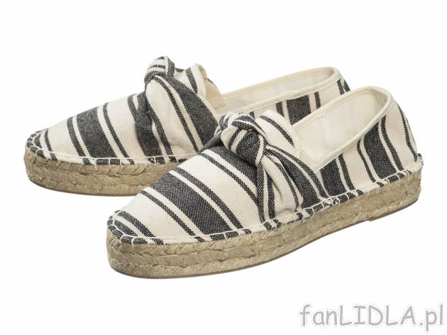 Espadryle damskie na lato w paski, cena 29,99 PLN  
-  rozmiary: 37-41
-  modne paski