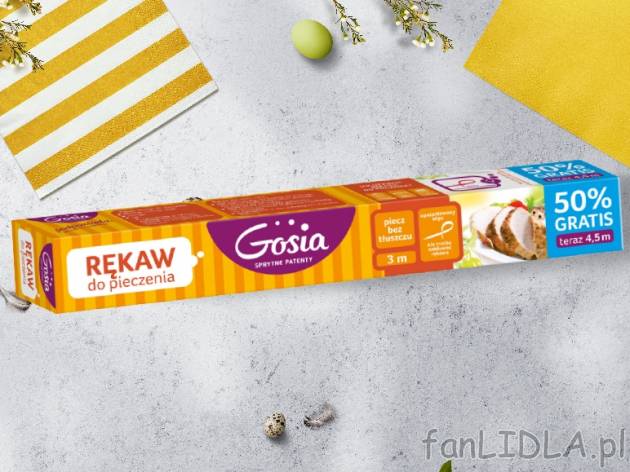 Rękaw do pieczenia 3 m + 50% gratis , cena 2,00 PLN za 1 szt./1 opak.