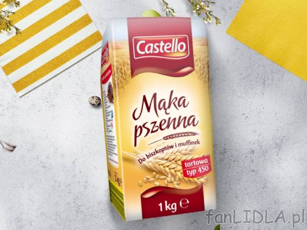 Castello Mąka pszenna tortowa typ 450 , cena 1,00 PLN za 1 kg/1 opak.