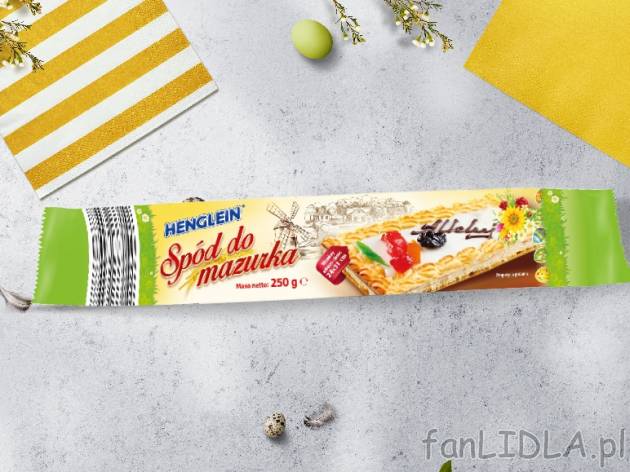 Ciasto spód do mazurka , cena 3,00 PLN za 250 g/1 opak., 100 g=1,60 PLN.