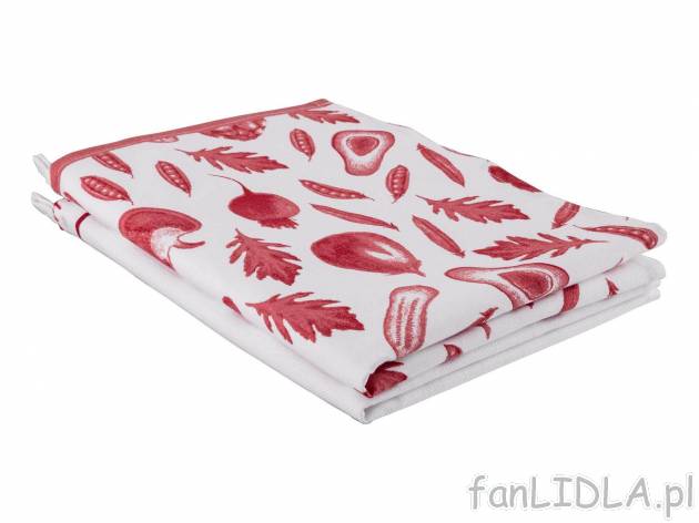 Ręczniki kuchenne, 2 szt. , cena 12,99 PLN  
-  ok. 50 x 70 cm
-  100% bawełny