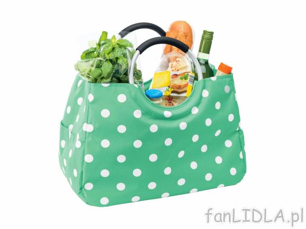 Torba na zakupy z okrągłą rączką , cena 24,99 PLN 
- antypoślizgowe uchwyty
- ...
