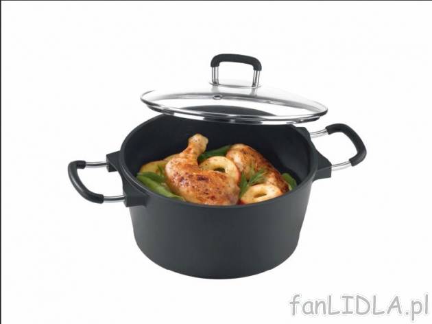 Garnek z odlewu aluminiowego śred. 24 cm Ernesto, cena 89,90 PLN za 1 szt. 
- ...