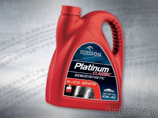 Platinum Classic Olej silnikowy Semisynthetic , cena 55,00 PLN za 4 L + 0,5 L gratis/1 ...
