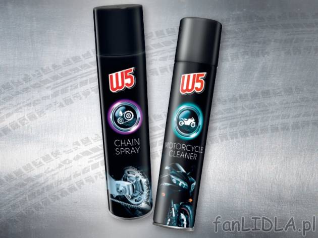 W5 Spray do czyszczenia motocykla lub do ochrony łańcucha , cena 6,00 PLN za 200/300 ...