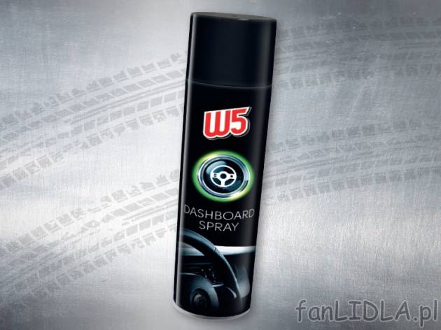 W5 Spray do pielęgnacji kokpitu , cena 4,00 PLN za 300 ml/1 opak., 1 L=16,63 PLN.
