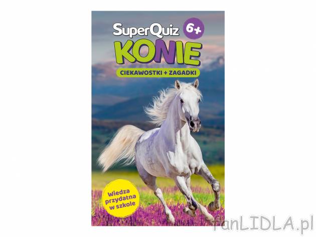 Superquiz , cena 11,99 PLN za 1 opak. SuperQuiz dla dzieci od 6 lat. 
- nauka poprzez ...