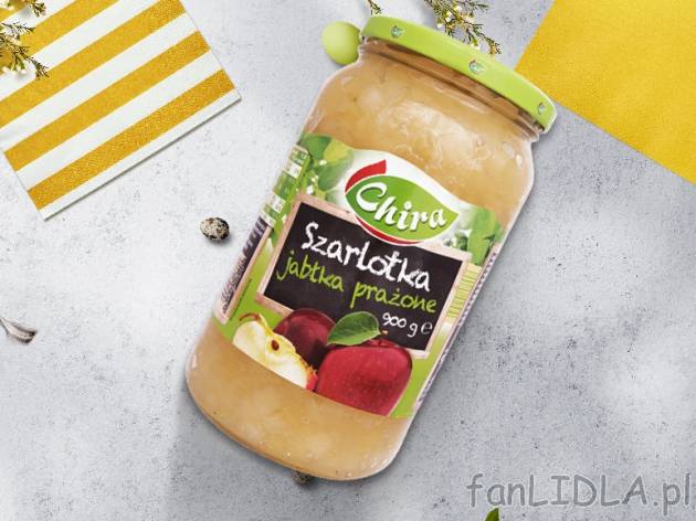 Chira Jabłka prażone szarlotka , cena 4,00 PLN za 900g/1 opak.