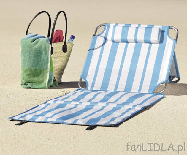 Leżak plażowy cena 59,90PLN
- regulowane oparcie
- z wytrzymałej i zmywalnej ...