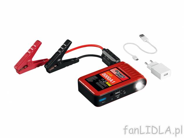 Powerbank z funkcją wspomagania rozruchu , cena 199,00 PLN za 1 opak. 
- 2 W 1: ...