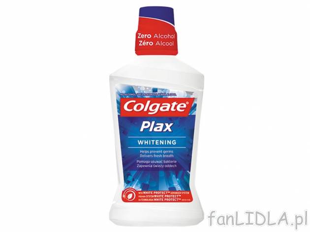 Colgate Płyn do płukania Whitening , cena 8,99 PLN za 500 ml/ 1 opak., 100 ml ...