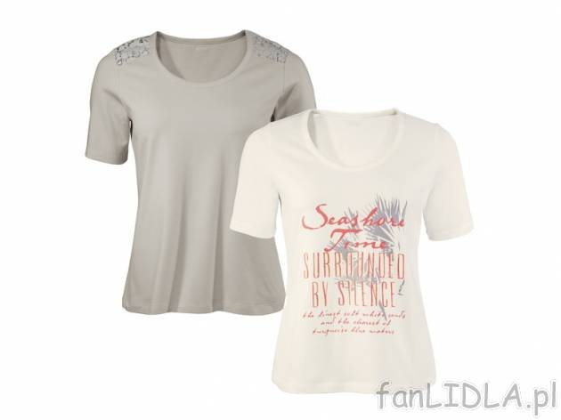 Bluzki 2 szt. lub tuniki 2 szt. Esmara, cena 29,99 PLN za 2 szt. 
- rozmiary: S-XL ...