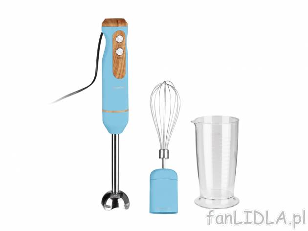 Blender ręczny 600 W z zestawem akcesoriów , cena 59,00 PLN 
- 3 w 1: miksowanie, ...