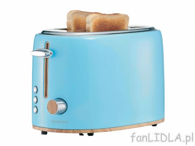 Toster 980 W , cena 89,90 PLN 
- funkcja rozmrażania, podgrzewania i wyłączania
- ...