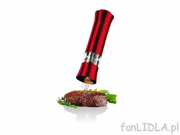 Elektryczny młynek do soli lub pieprzu , cena 39,99 PLN za 1 szt. 
- w zestawie ...